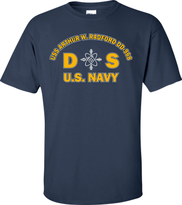 USS ARTHUR W. RADFORD DD-968 Rate DS Data Systems Technician T-Shirt