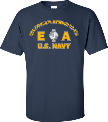 USS ARTHUR W. RADFORD DD-968 Rate EA Engineering Aide T-Shirt