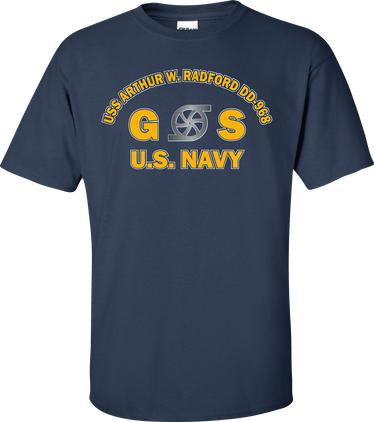 USS ARTHUR W. RADFORD DD-968 Rate GS Gas Turbine System Technician T-Shirt
