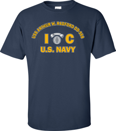 USS ARTHUR W. RADFORD DD-968 Rate IC Interior Communications Electrician T-Shirt