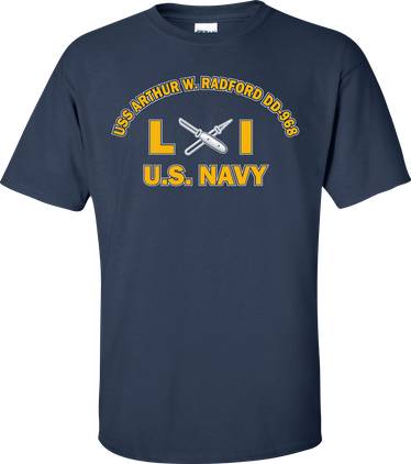 USS ARTHUR W. RADFORD DD-968 Rate LI Lithographer T-Shirt