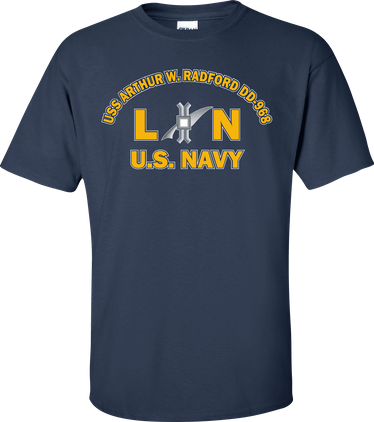 USS ARTHUR W. RADFORD DD-968 Rate LN Legalman T-Shirt
