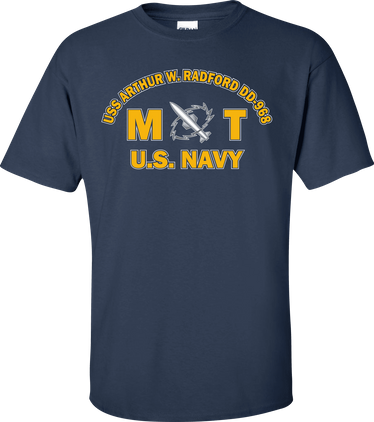 USS ARTHUR W. RADFORD DD-968 Rate MT Missile Technician T-Shirt