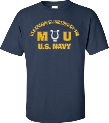 USS ARTHUR W. RADFORD DD-968 Rate MU Musician T-Shirt