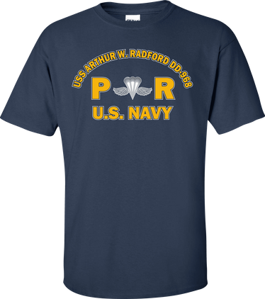 USS ARTHUR W. RADFORD DD-968 Rate PR Aircrew Survival Equipmentman T-Shirt