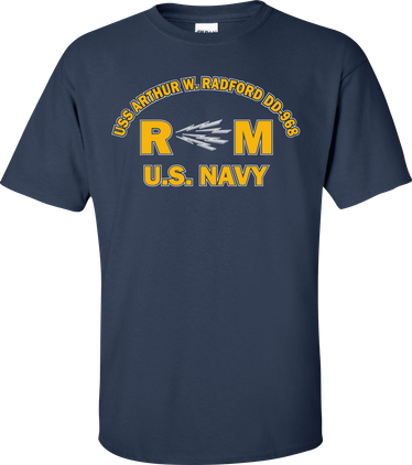 USS ARTHUR W. RADFORD DD-968 Rate RM Radioman T-Shirt