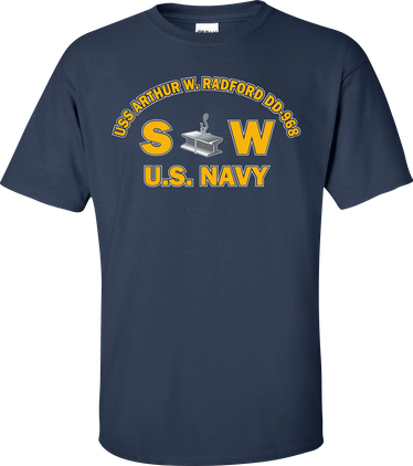 USS ARTHUR W. RADFORD DD-968 Rate SW Steelworker T-Shirt