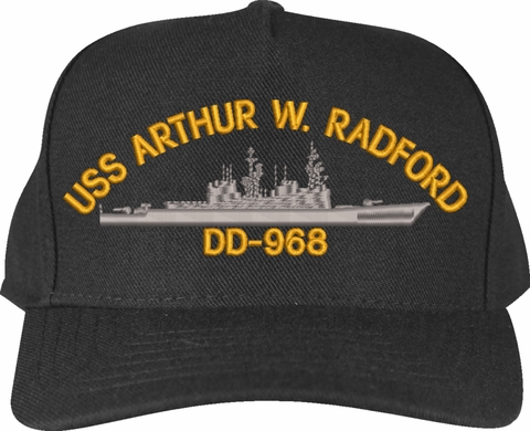 USS Arthur W. Radford DD-968 Ship Custom Embroidered Cap