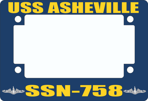 USS Asheville SSN-758 Motorcycle Frame