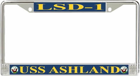 USS Ashland LSD-1 License Plate Frame