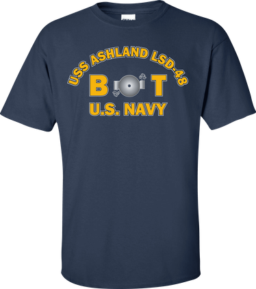 USS ASHLAND LSD-48 Rate BT Boiler Technician T-Shirt