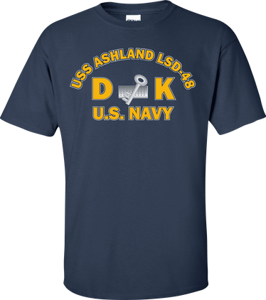 USS ASHLAND LSD-48 Rate DK Disbursing Clerk T-Shirt
