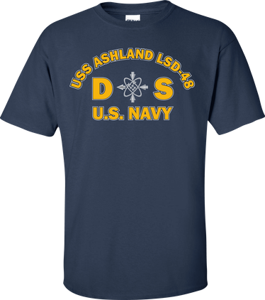 USS ASHLAND LSD-48 Rate DS Data Systems Technician T-Shirt