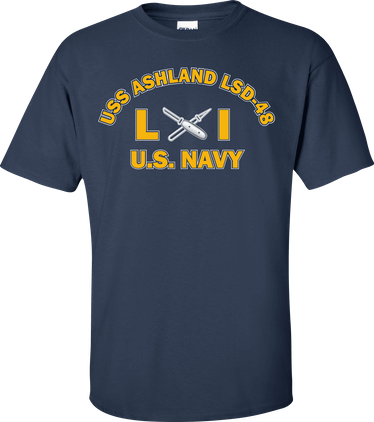 USS ASHLAND LSD-48 Rate LI Lithographer T-Shirt