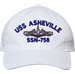 USS Ashville SSN-758 with Dolphins Unstructured Dad Cap