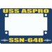 USS Aspro SSN-648 Motorcycle Frame