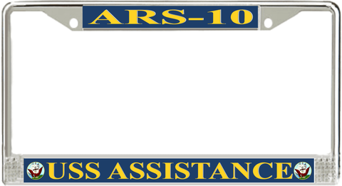 USS Assistance ARS-10 License Plate Frame
