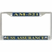 USS Assurance AM-521 License Plate Frame