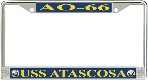 USS Atascosa AO-66 License Plate Frame
