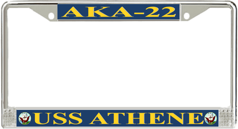 USS Athene AKA-22 License Plate Frame