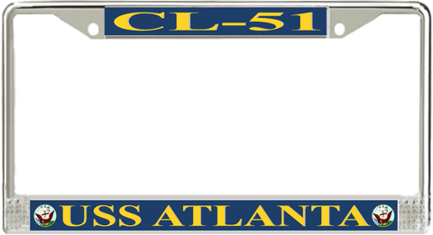 USS Atlanta CL-51 License Plate Frame