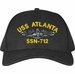 USS Atlanta SSN-712 with Dolphins Custom Embroidered Cap