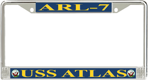 USS Atlas ARL-7 License Plate Frame