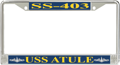 USS Atule SS-403 License Plate Frame