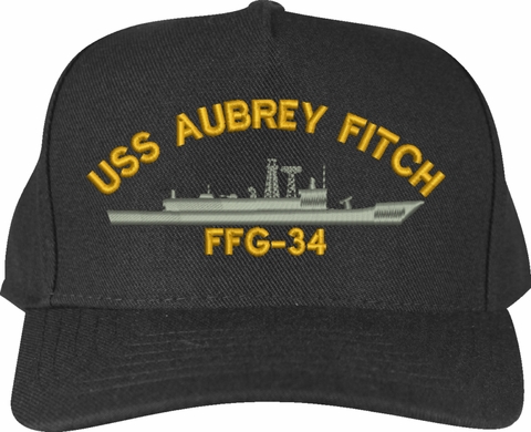 USS Aubrey Fitch FFG-34 Ship Custom Embroidered Cap