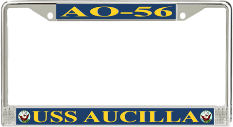 USS Aucilla AO-56 License Plate Frame