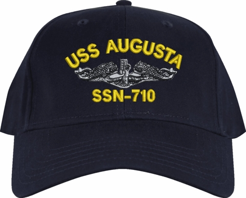 USS Augusta SSN-710 Enlisted Navy Blue Low Profile (Imported)