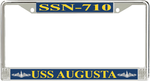 USS Augusta SSN-710 License Plate Frame