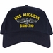 USS Augusta SSN-710 with Dolphins Custom Embroidered Cap