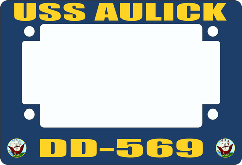 USS Aulick DD-569 Motorcycle Frame