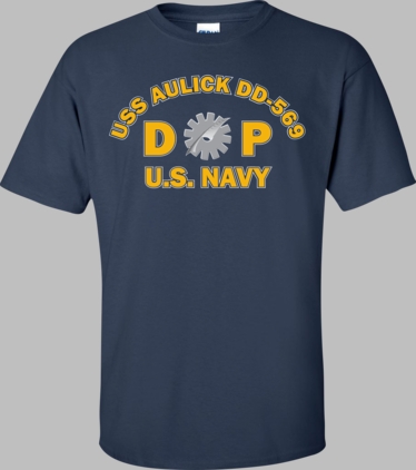 USS AULICK DD-569 Rate DP Data Processing Technician T-Shirt