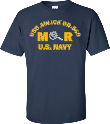 USS AULICK DD-569 Rate MR Machinery Repairman T-Shirt