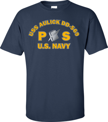 USS AULICK DD-569 Rate PS Personnelman T-Shirt