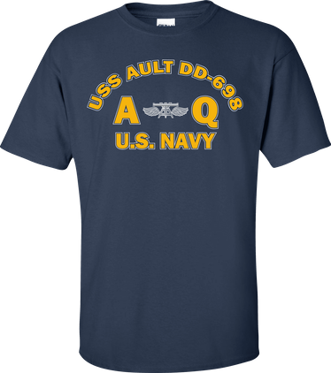 USS AULT DD-698 Rate AQ Aviation Fire Control Technician T-Shirt