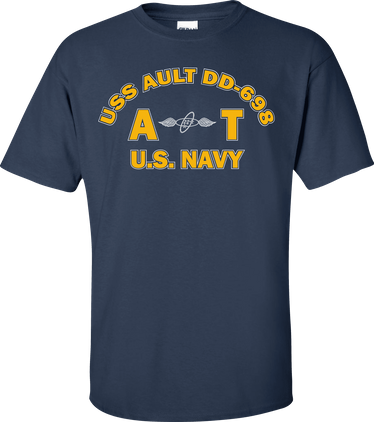 USS AULT DD-698 Rate AT Aviation Electronics Technician T-Shirt