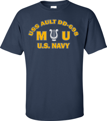 USS AULT DD-698 Rate MU Musician T-Shirt