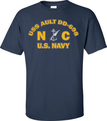 USS AULT DD-698 Rate NC Counselor T-Shirt