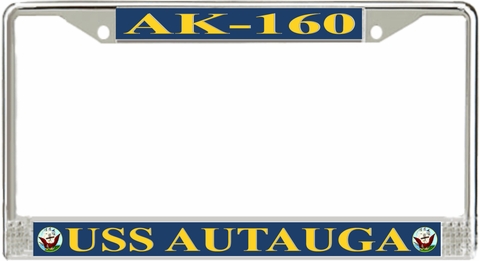 USS Autauga AK-160 License Plate Frame