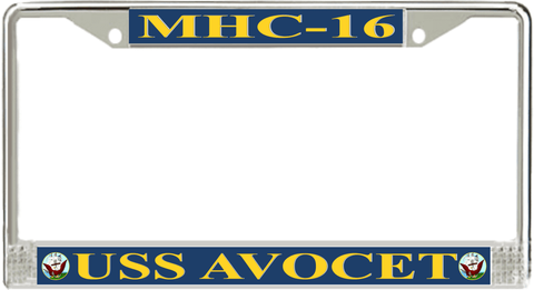 USS Avocet MHC-16 License Plate Frame