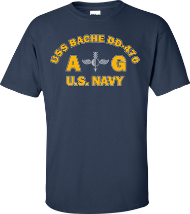 USS BACHE DD-470 Rate AG Aerographers Mate T-Shirt