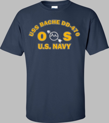 USS BACHE DD-470 Rate OS Operations Specialist T-Shirt