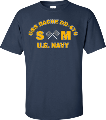 USS BACHE DD-470 Rate SM Signalman T-Shirt
