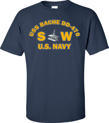USS BACHE DD-470 Rate SW Steelworker T-Shirt