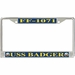 USS Badger FF-1071 License Plate Frame
