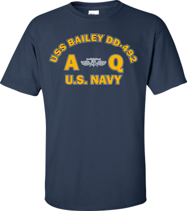 USS BAILEY DD-492 Rate AQ Aviation Fire Control Technician T-Shirt