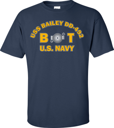 USS BAILEY DD-492 Rate BT Boiler Technician T-Shirt